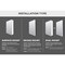 Zenith Metal Zenna Home 26.13 in. H X 16.13 in. W X 4-1/2 in. D Rectangle Medicine Cabinet 105 - alternate 2